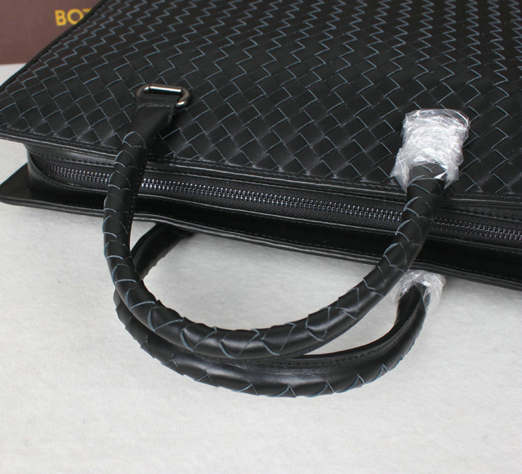 Bottega Veneta intrecciato VN briefcase M80001A black